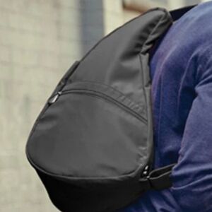 AmeriBag BackSaver Back Bag Slingback Black Medium Sized